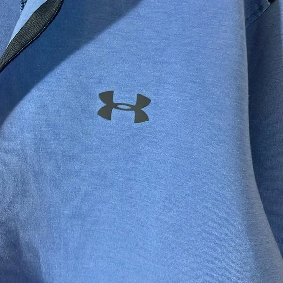 Under Armor blue pull over Jacket - Picture 3 of 5
